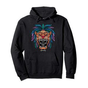 Aztec Skull Cool Death's Head Skeleton Inca Maya Gift Idea Pullover Hoodie